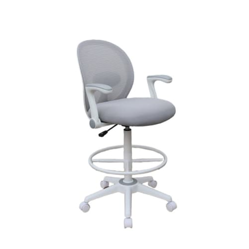 Boss Ergonomic Drafting Chair, Gray